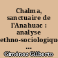Chalma, sanctuaire de l'Anahuac : analyse ethno-sociologique d'un sanctuaire rural