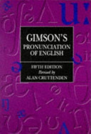 Gimson's pronunciation of English