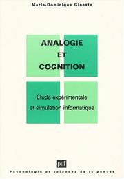 Analogie et cognition : étude expérimentale et simulation informatique