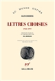 Lettres choisies : 1943-1997