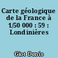 Carte géologique de la France à 1/50 000 : 59 : Londinières