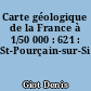 Carte géologique de la France à 1/50 000 : 621 : St-Pourçain-sur-Sioule