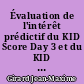 Évaluation de l'intérêt prédictif du KID Score Day 3 et du KID Score Day 5 en fécondation in vitro