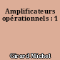 Amplificateurs opérationnels : 1