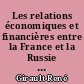 Les relations économiques et financières entre la France et la Russie de 1887 à 1914