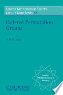 Ordered permutation groups
