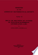 Decay of solutions of systems of nonlinear hyperbolic conservation laws