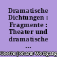 Dramatische Dichtungen : Fragmente : Theater und dramatische Poesie : Werthers Leiden : Briefe aus der Schweiz : Meisters Lehrjahre