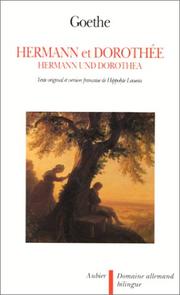 Hermann et Dorothée : = Hermann und Dorothea