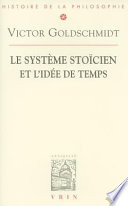 Le système stoïcien et l'idée de temps