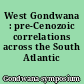 West Gondwana : pre-Cenozoic correlations across the South Atlantic Region