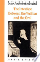 The Interface between the written and the oral