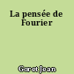 La pensée de Fourier