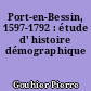 Port-en-Bessin, 1597-1792 : étude d' histoire démographique