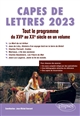 CAPES de lettres modernes 2023 : tout le programme de littérature française en un volume