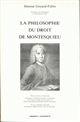 La philosophie du droit de Montesquieu