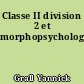 Classe II division 2 et morphopsychologie