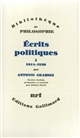 Écrits politiques : 1 : 1914-1920