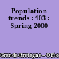 Population trends : 103 : Spring 2000