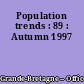 Population trends : 89 : Autumn 1997