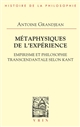 Métaphysiques de l'expérience : empirisme et philosophie transcendantale selon Kant