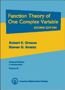 Function theory of one complex variable