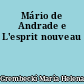 Mário de Andrade e L'esprit nouveau