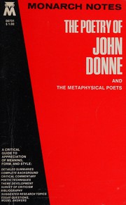 The poetry of John Donne and the metaphysical poets