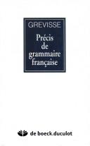 Précis de grammaire française