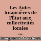 Les Aides financières de l'État aux collectivités locales en France et à l'étranger