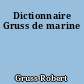 Dictionnaire Gruss de marine