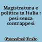 Magistratura e politica in Italia : pesi senza contrappesi