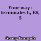 Your way : terminales L, ES, S