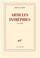 Articles intrépides : 1977-1985