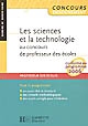 Les sciences et la technologie au concours de professeur des écoles : conforme au programme 2006