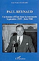Paul Reynaud : un homme d'État dans la tourmente, septembre 1939 - juin 1940