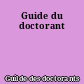 Guide du doctorant