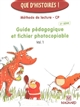 Que d'histoires ! : Méthode de lecture - CP - 2e série : Guide pédagogique et fichier photocopiable vol. 2