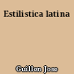 Estilistica latina