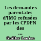 Les demandes parentales d'IMG refusées par les CPDPN des Pays de Loire