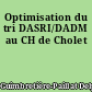 Optimisation du tri DASRI/DADM au CH de Cholet