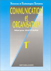 Communication et organisation : 1re