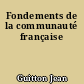 Fondements de la communauté française