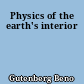 Physics of the earth's interior
