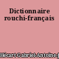 Dictionnaire rouchi-français