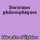 Doctrines philosophiques