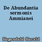 De Abundantia sermonis Ammianei