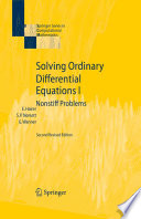 Solving ordinary differential equations : I : Nonstiff problems
