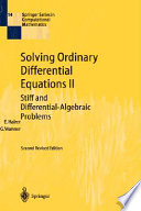 Solving ordinary differential equations : II : Stiff and differential-algebraic problems