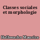 Classes sociales et morphologie